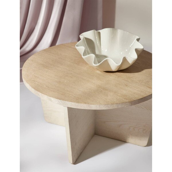 Ruffle Ceramic Bowl Large